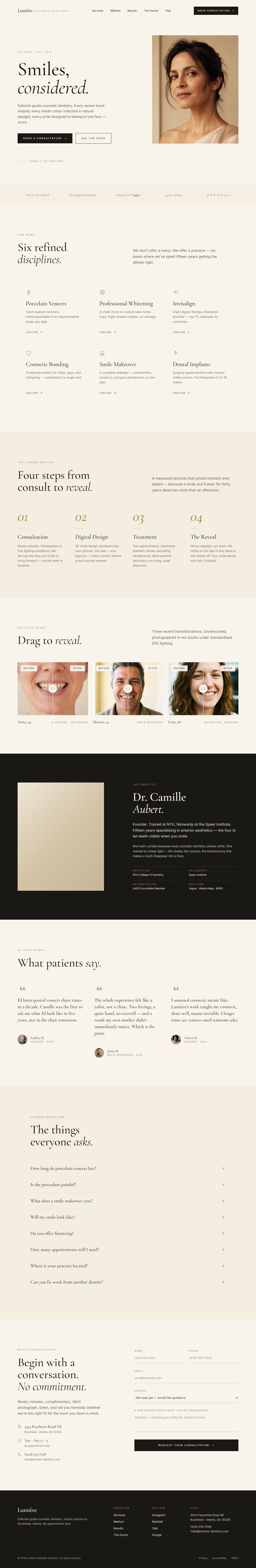 Lumière — homepage
